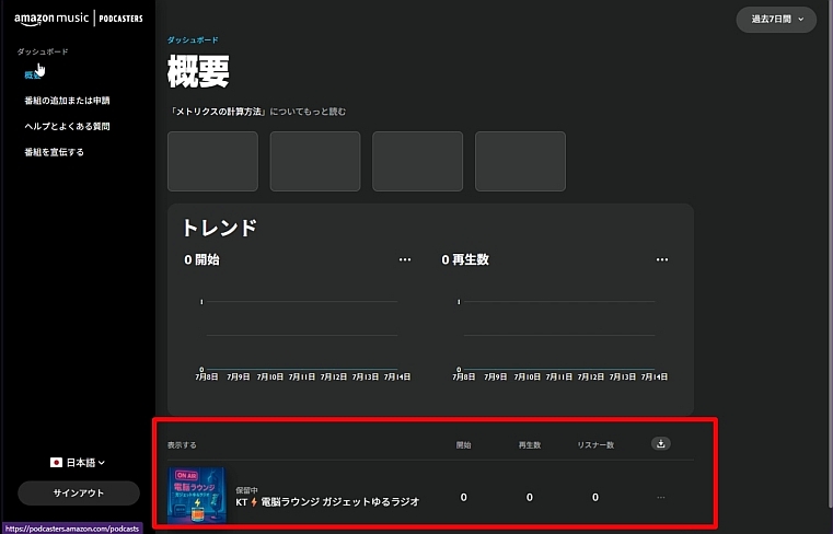 【2025年最新版】Amazon Music/Audibleへポッドキャスト番組の配信登録/申請方法。音声メディア最新情報 2020年9月~