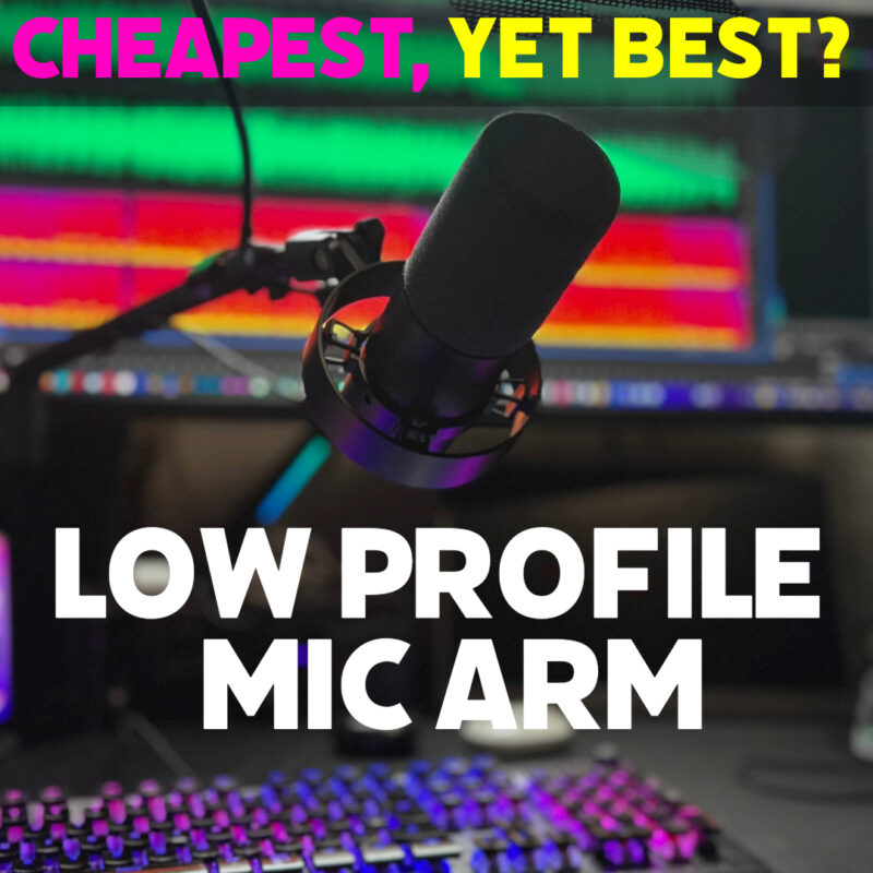 low profile mic arm sq